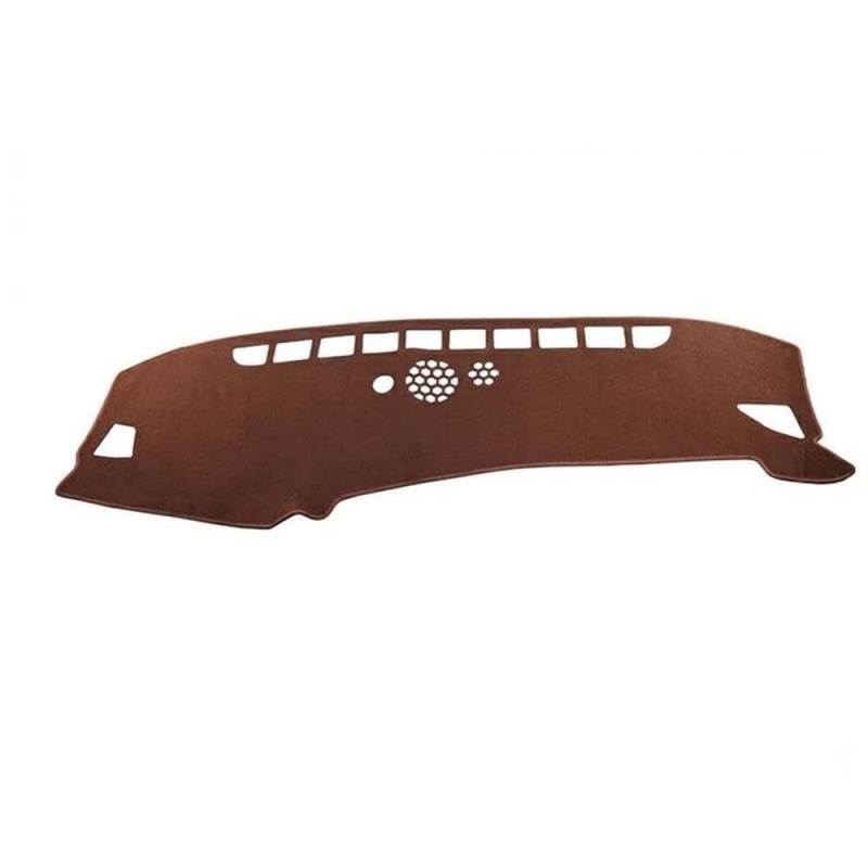 Für Kia Sportage NQ5 2022~2024 Auto-Armaturenbrett-Abdeckungsmatten Vermeiden Sie Licht Sonnenschutzpad Teppiche Innenzubehör Autoteile(RHD Brown) von BANBE
