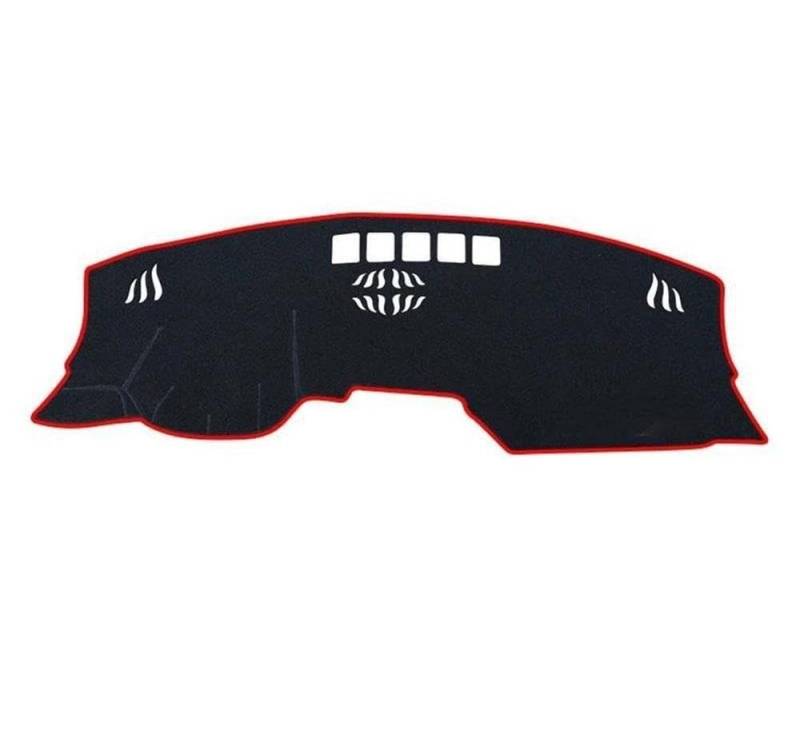 Für Mazda 6 2018 2019 2020 2021 2022 Auto Dashboard Abdeckung Matte Sonnenschutz Pad Teppiche Fall Protector Zubehör Autoteile(Without HUD Red) von BANBE