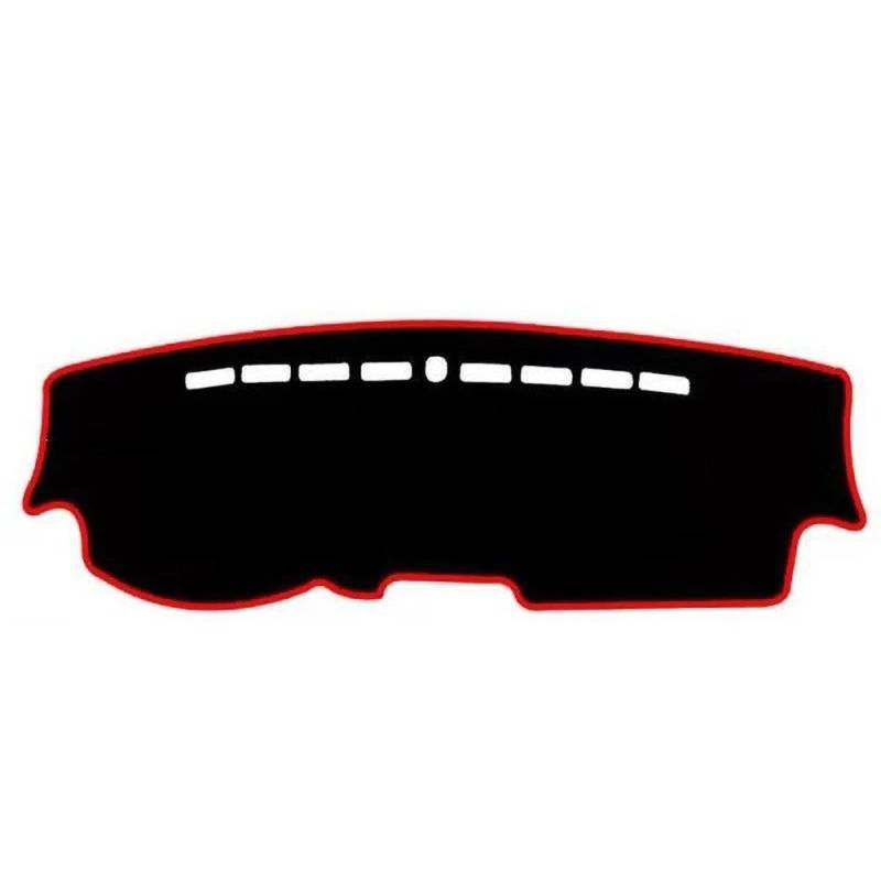 Für Mg Hs EHS PHEV 2018~2024 Auto Abdeckung Dash Matte Sonnenschutz Instrument Schreibtisch rutschfeste Autoteile(Left Side Driving Red) von BANBE