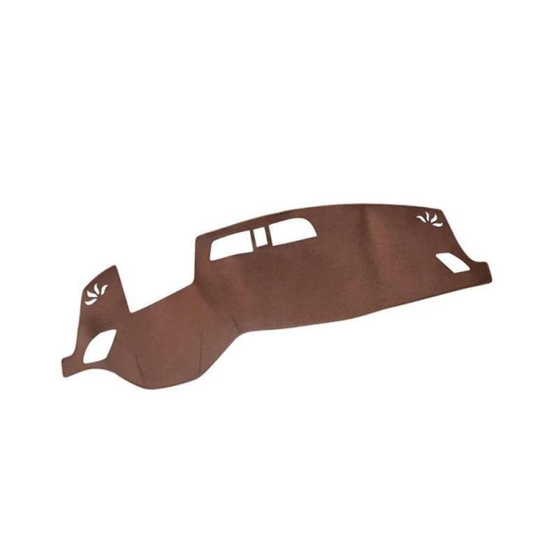 Für Outlander 4 GM GN PHEV 2022~2024 Auto-Armaturenbrett-Abdeckungen Vermeiden Lichtpad Sonnenschutzteppiche Rutschfeste Matte Autoteile(B Brown) von BANBE