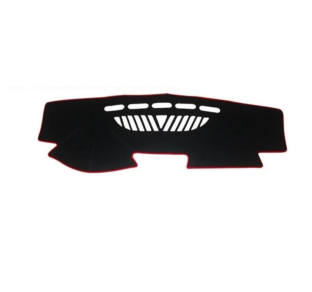 Für Passat B6 B7 2006-2015 Auto Dashboard Licht Belüftung Plattform Tischplatte Abdeckung Teppich Autoteile(Rood) von BANBE