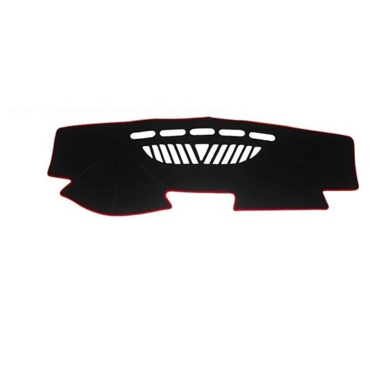 Für Passat B6 B7 2006-2015 Auto Dashboard Licht Belüftung Plattform Tischplatte Abdeckung Teppich Autoteile(Rood) von BANBE