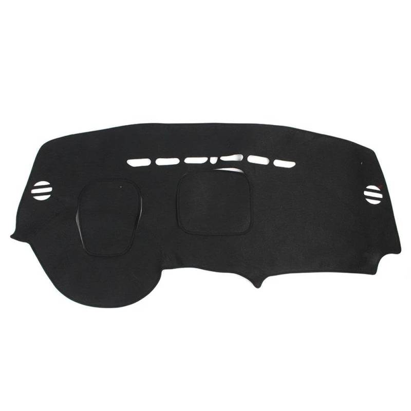 Für Peugeot 3008 2013~2015 RHD Mit HUD-Loch Auto-Armaturenbrett-Abdeckung Anti-Rutsch-Armaturenbrett-Matte Schwarzes Pad Sonnenschutz-Armaturenbrett Autoteile von BANBE