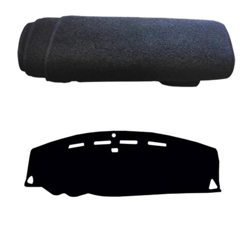 Für Peugeot 4007 2007-2012 Auto Dashboard Matte Teppich Abdeckung Windschutzscheibe Sonnenblende Zubehör Autoteile(Black,LHD) von BANBE