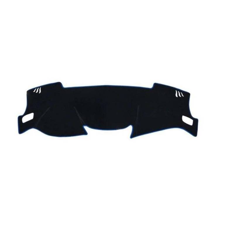 Für Qashqai J11 2014~2020 Auto Armaturenbrett Abdeckung Matte Sonnenschutz Matte Armaturenbrett Teppich Zubehör Autoteile(LHD Blue Side) von BANBE