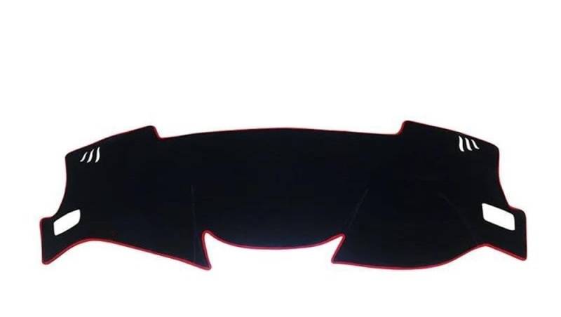 Für Qashqai J11 2014~2020Auto Dashboard Sonnenschutz Abdeckung Instrument Schreibtisch Nicht-Slip Matte Zubehör Autoteile(RHD Red Side) von BANBE