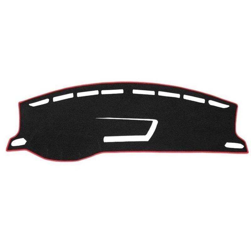 Für T-CROSS 2018~2021 Auto Armaturenbrett Abdeckung Matte Sonnenschutz Pad Instrument Panel Teppich Zubehör Autoteile(Rood) von BANBE