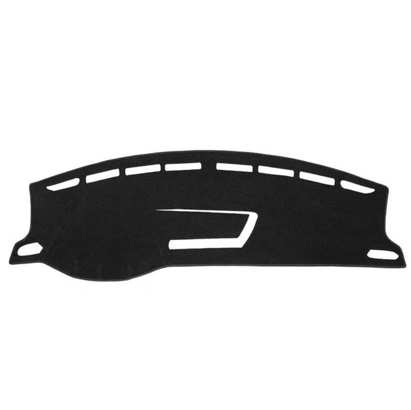 Für T-Cross 2018-2023 Auto Armaturenbrett Abdeckung Matte Sonnenschutz Pad Instrument Panel Teppiche Zubehör Autoteile(Black,LHD) von BANBE