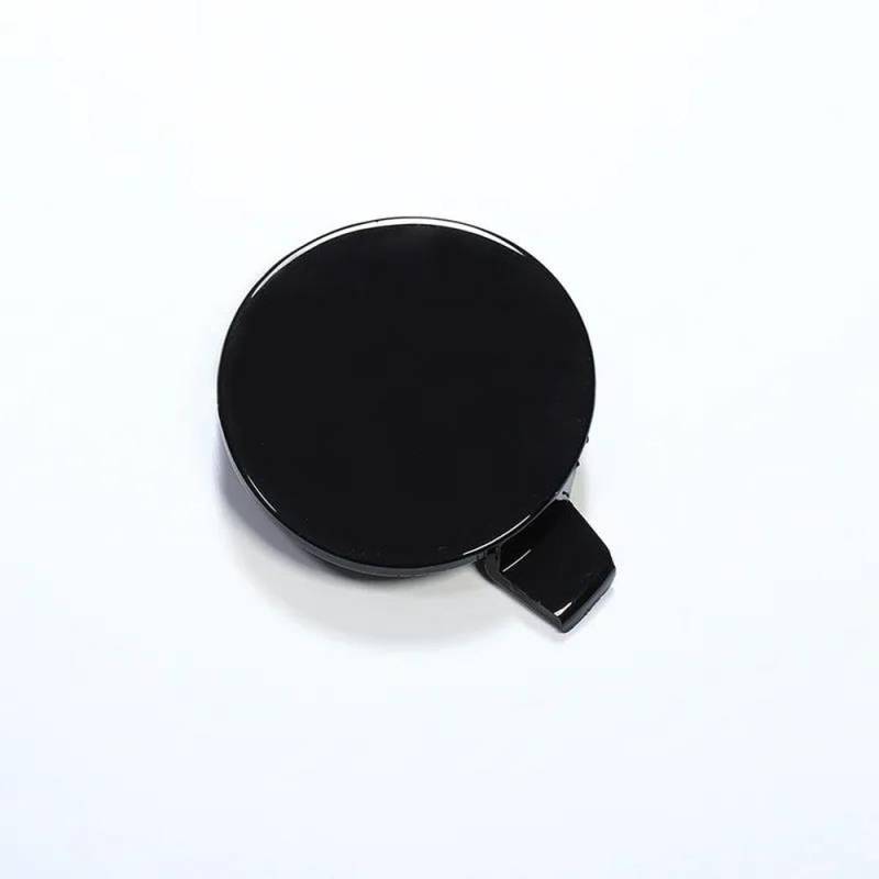 Für Tesla Modell 3 Auto Front Stoßstange Anhänger Tow Haken Auge Abdeckung Trim Anhänger Kappe Auto Zubehör Autoteile(Black) von BANBE
