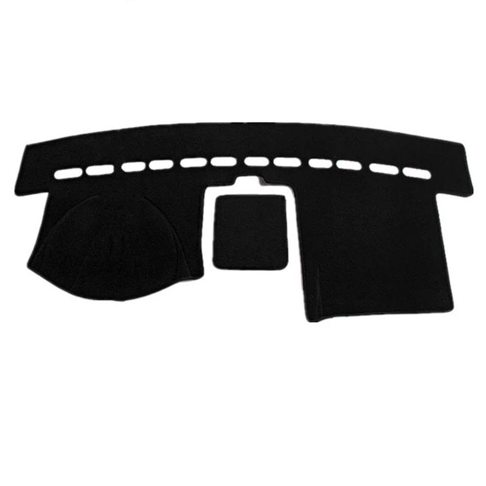 Für Touran 2003-2016 Auto Armaturenbrett Abdeckung Pad Matte Armaturenbrett Teppich Sonnenschirm Schützen Teppich Zubehör 2010 2013 2014 Autoteile(Black,LHD) von BANBE