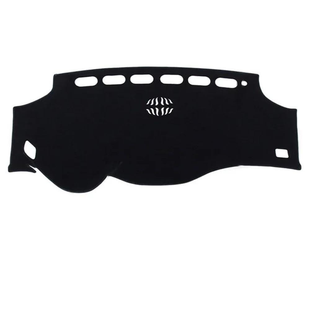 Für Toyota Alphard Vellfire 2008-2017 Dashmat Dashboard Abdeckung Matte Pad Sonnenblende Armaturenbrett Teppich Auto Zubehör Autoteile(Black,LHD) von BANBE