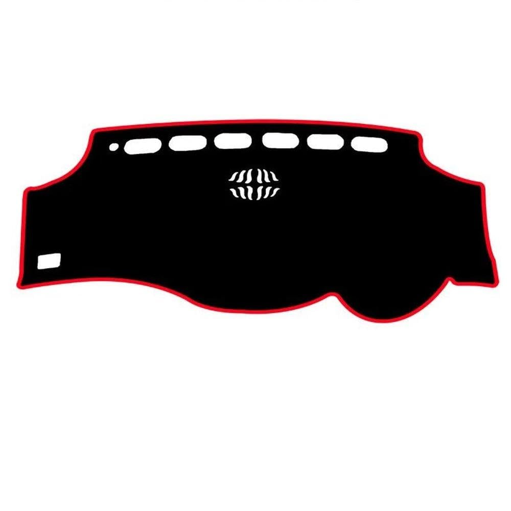 Für Toyota Alphard Vellfire 2008-2017 Dashmat Dashboard Abdeckung Matte Pad Sonnenblende Armaturenbrett Teppich Auto Zubehör Autoteile(Rood,RHD) von BANBE