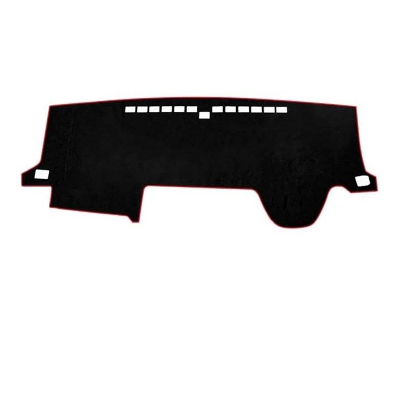 Für Toyota Hiace H300 2019~2023 Auto Dashboard Sonnenschutz Pad Abdeckung Teppiche Autoteile(A RHD Red Side) von BANBE