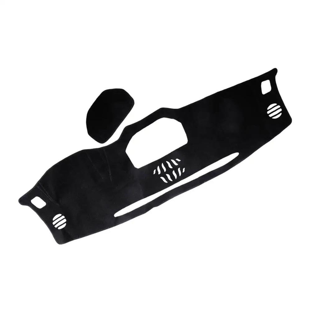 Für Toyota Tundra 2014-2021 RHD Auto Auto Dashmat Dashboard Abdeckung Pad Protector Schwarz Polyester Autoteile Für Toyota Tundra 2014-2021 RHD Auto Auto Dashmat Dashboard Abdeckung Pad Protector Schwarz Polyester Autoteile von BANBE