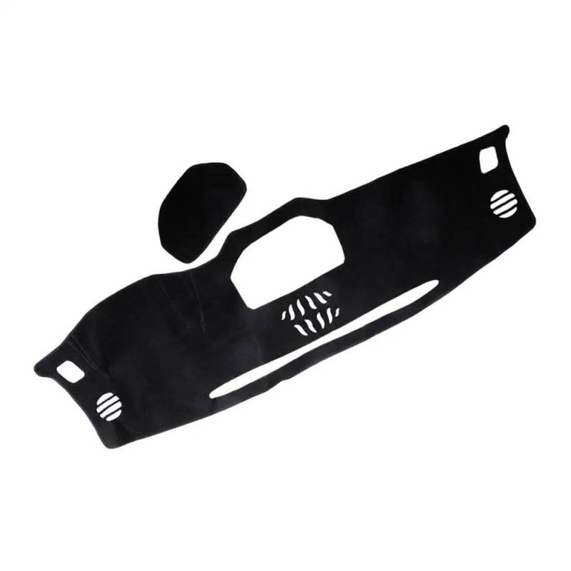 Für Toyota Tundra 2014-2021 RHD Auto Auto Dashmat Dashboard Abdeckung Pad Protector Schwarz Polyester Autoteile von BANBE
