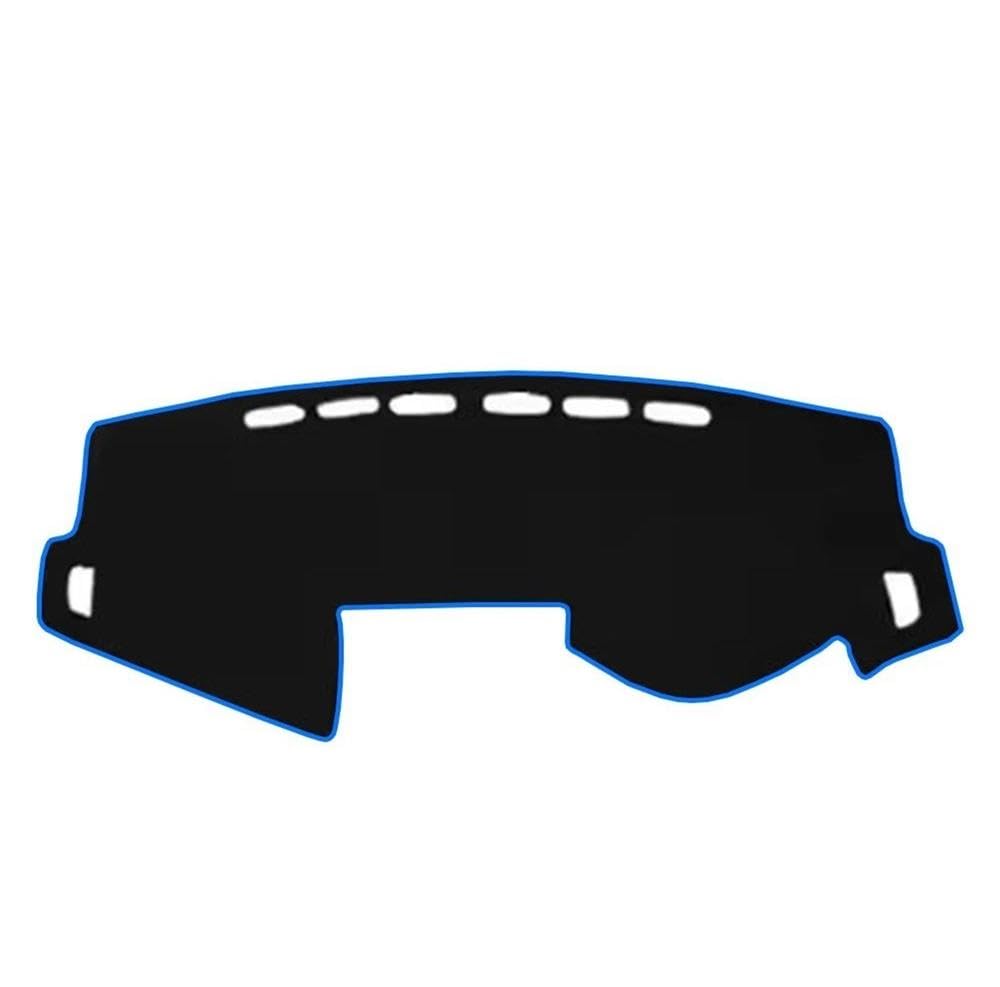 Für Toyota Vios XP150 Yaris Limousine 2014~2019 Auto Dashboard Matte Sonnenschirm Schutz Teppich Dash Dashmat Autoteile(Blue,RHD) von BANBE