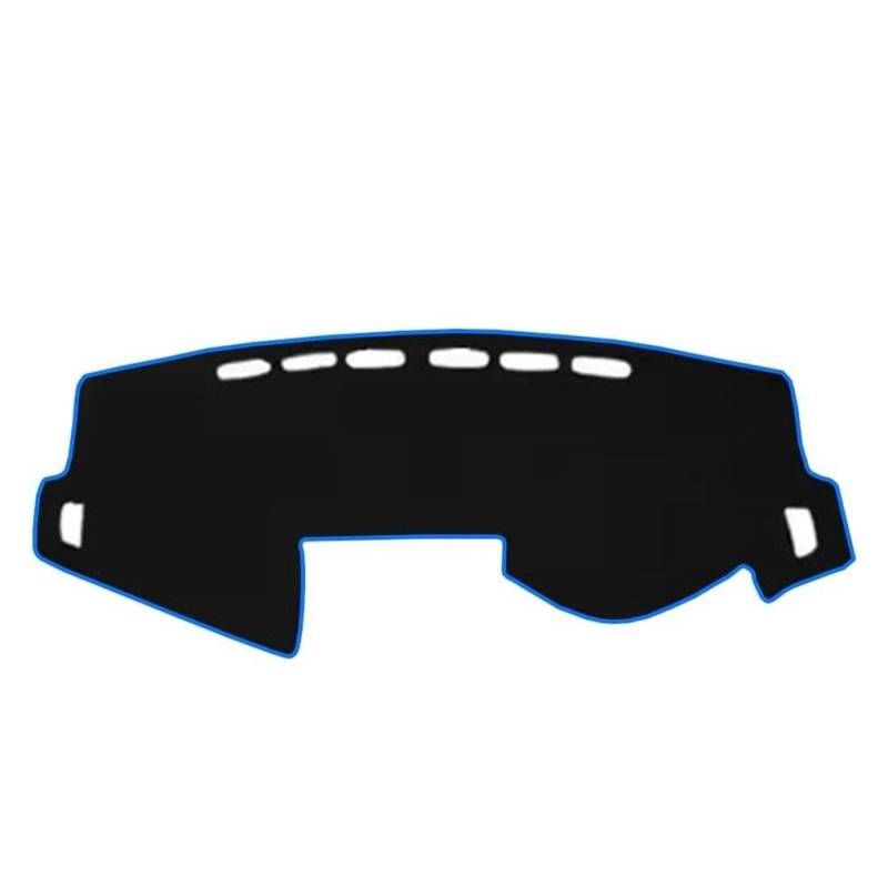 Für Toyota Vios XP150 Yaris Limousine 2014~2019 Auto Dashboard Matte Sonnenschirm Schutz Teppich Dash Dashmat Autoteile(Blue,RHD) von BANBE