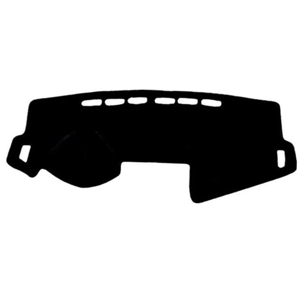 Für Toyota Vios Yaris 2014-2019 Armaturenbrett-Abdeckung, Matte, Anti-Glare-Dashboard-Sonnenschutz, Teppich, Teppich, Autozubehör Autoteile(Black,LHD) von BANBE