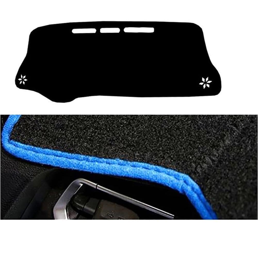 Für Toyota Vitz 2018-2020 Center Console Protector Teppich Dashmat Sonnenschutz Zubehör Auto Auto Innen Autoteile(Blue,LHD) von BANBE