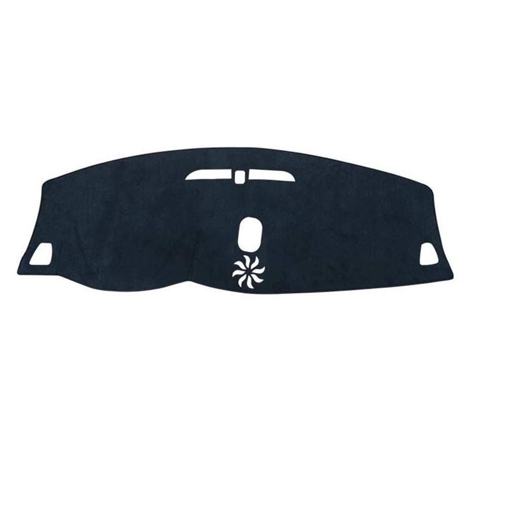 Für Volvo XC60 2018-2024 Auto Armaturenbrett Abdeckung Matte Auto Armaturenbrett Sonnenschutz Pad Teppiche Schutz Zubehör Autoteile(Black) von BANBE