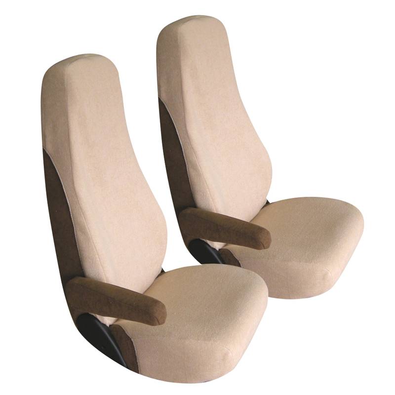 BANCAREL CCS5 Sitzbezug aus Frottee, Beige, 2er-Set von BANCAREL