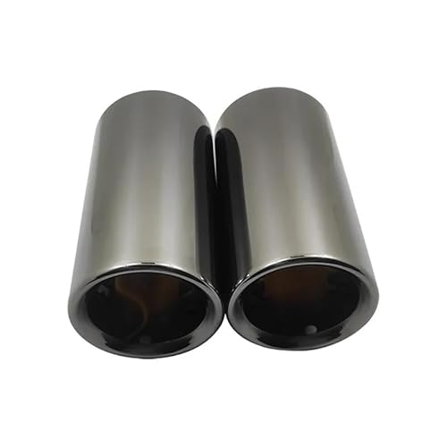 Auspuffblende,Endrohr Auspuffblende Auspuffspitzen 1.4T Passend für BMW F30 E90 Edelstahl Auspuff Schalldämpfer Spitze Düse(Flat black) von BANGHA