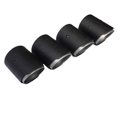Auspuffblende,Endrohr Auspuffblende Passend Für BMW Carbon Fiber M2, M3, M4 Schalldämpfer, F80, F82, F83, F84, F87, Auspuffrohrspitze(Matte) von BANGHA