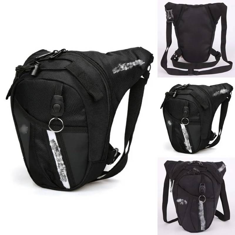 BANGHA Beintasche Motorrad,Beintasche 1PC Motorrad Kraftstoff Tank Tasche wasserdichte Reisetasche Navigation Bavanster Drop Bein Tasche Radfahren Radfahren Hüfte Fleece Oberschenkel Tasche von BANGHA