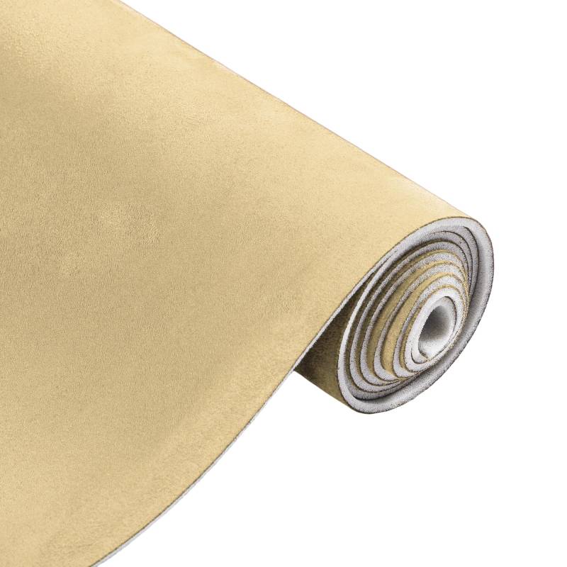 Dachhimmel Stoff,Autohimmelstoff Dachhimmel Stoff Schaum Rückseite for Auto Innen Dach Reparatur Beige Zubehör(31cmx145cm Beige) von BANGHA