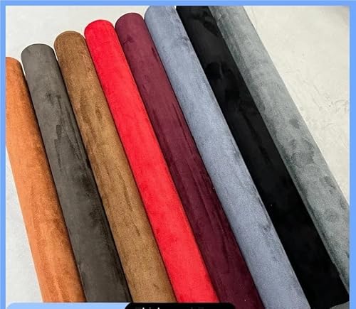 Dachhimmel Stoff,Autohimmelstoff Dachhimmel Stoff for Auto Innenpolster Dekor Reparatur Selbstklebende Wildleder Aufkleber Patches(Black,40x150cm) von BANGHA