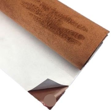 Dachhimmel Stoff,Autohimmelstoff Selbstklebende Auto-Innenraum-Reparatur-Atch 4-seitig elastisches Tuch Dach Reparatur Sofa Stoff(Dark Coffee,50cm x 100cm) von BANGHA
