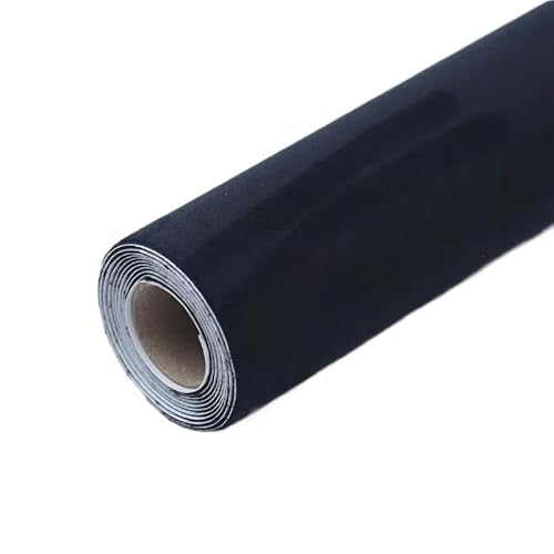 Dachhimmel Stoff,Autohimmelstoff Selbstklebender Dachhimmelstoff, klebrige Dachhimmelpolsterstoffe for die Autoinnenausstattung, DIY-Kunsthandwerk(Black,40cm x 140cm) von BANGHA