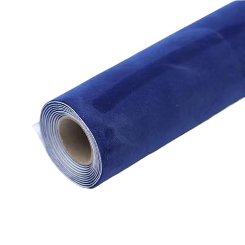 Dachhimmel Stoff,Autohimmelstoff Selbstklebender Dachhimmelstoff, klebrige Dachhimmelpolsterstoffe for die Autoinnenausstattung, DIY-Kunsthandwerk(Dark Blue,30cm x 140cm) von BANGHA