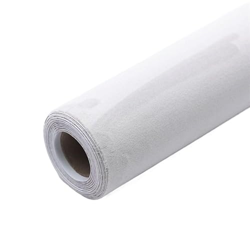 Dachhimmel Stoff,Autohimmelstoff Selbstklebender Dachhimmelstoff, klebrige Dachhimmelpolsterstoffe for die Autoinnenausstattung, DIY-Kunsthandwerk(White,50cm x 140cm) von BANGHA