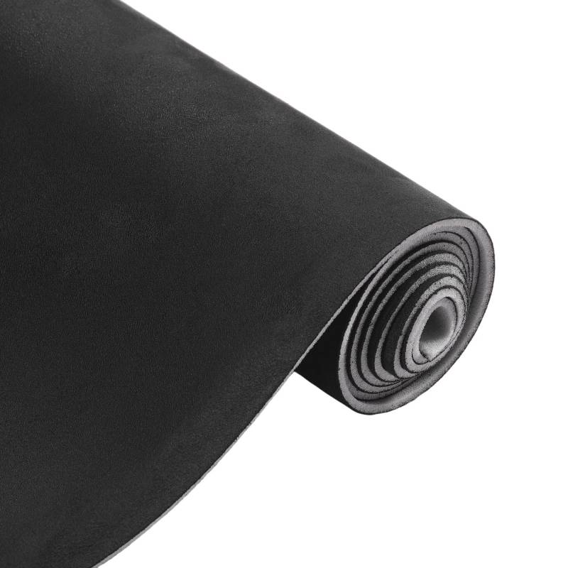 Dachhimmel Stoff,Autohimmelstoff Wildleder-Dachhimmelstoff, 31 cm x 145 cm, 51 cm x 145 cm, 56 cm x 145 cm, 61 cm x 145 cm, Schaumstoffrückseite for Auto-Innendachreparatur, Schwarz(51cmx145cm Black) von BANGHA