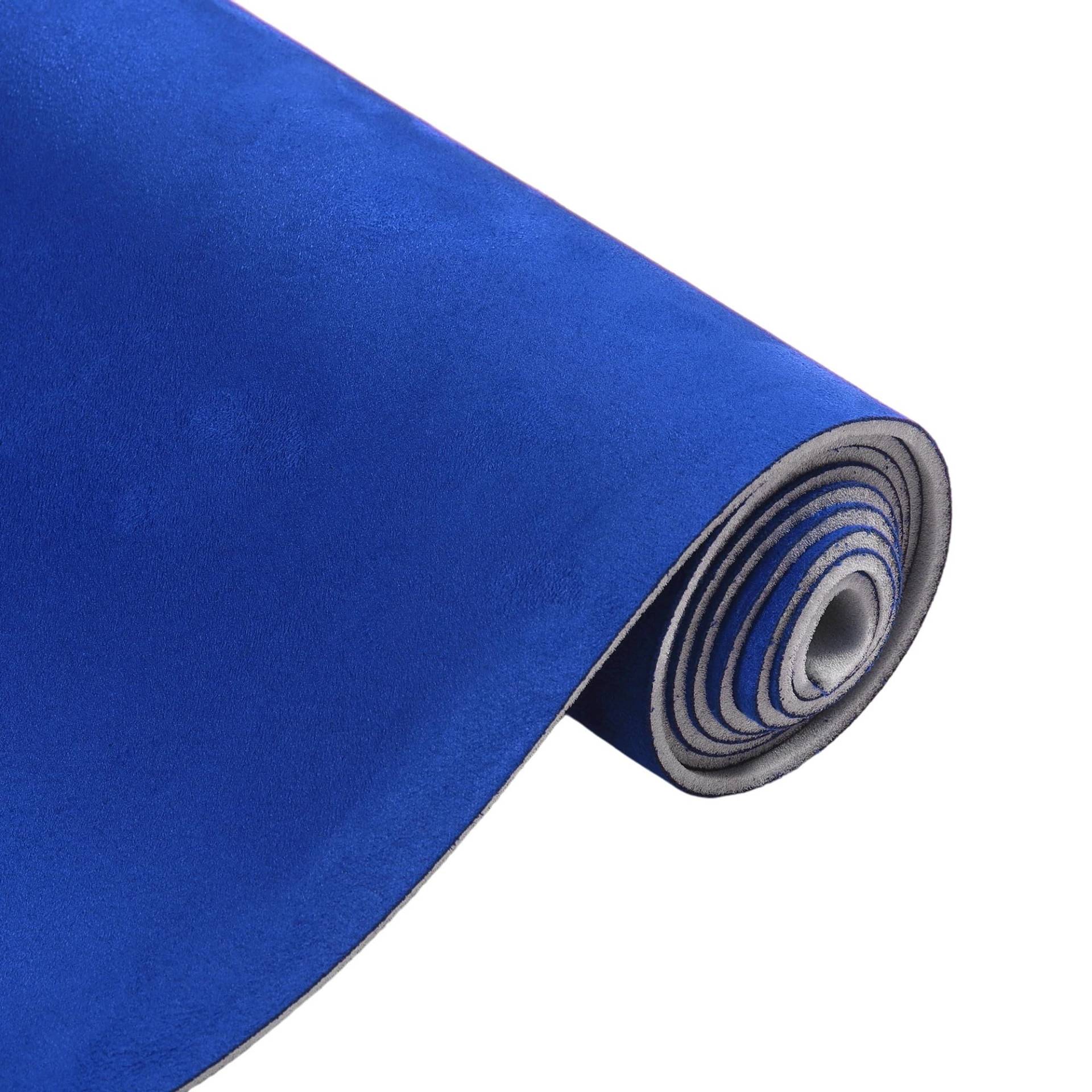 Dachhimmel Stoff,Autohimmelstoff Wildleder-Dachhimmelstoff, 56 x 145 cm, 61 x 145 cm, 115 x 145 cm, 193 x 152 cm, Schaumstoffrückseite for Auto-Innendachreparatur, Blau(61cmx145cm Blue) von BANGHA