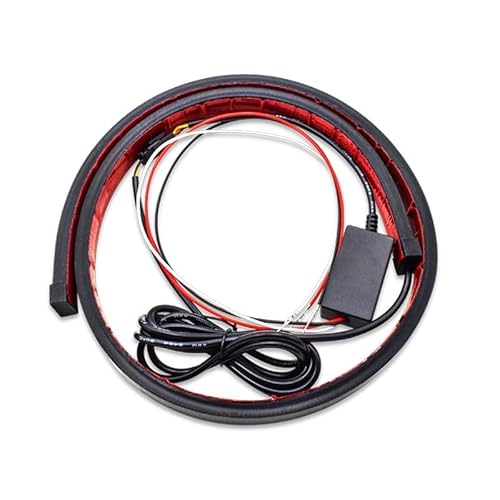 Dritte Bremsleuchte,Zusatzbremsleuchte 90cm Auto High Mount Bremse Stop Lichter Auto Styling Zubehör Zusätzliche Bremsleuchte Warnung Blinker Streifen Wasserdicht(Multi-Mode) von BANGHA