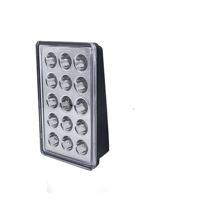 Dritte Bremsleuchte,Zusatzbremsleuchte Bremspilotleuchten 12V 15 Rückleuchten Auto-Blitzwarnung Rückwärtsstopp Sicherheitssignallampen for Auto SUV Moto(1pcs White) von BANGHA