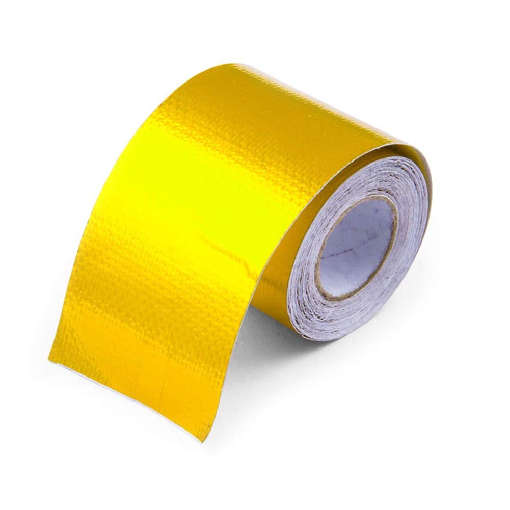 Hitzeschutzband Auspuff,Auspuffband Auto Thermisches Auspuffband Lufteinlass Wärmedämmungsschild Wickel Wärmesperre Selbstklebende Motor Universal Hitzeschutzband Auspuff,Auspuffband Auto Thermisches Auspuffband Lufteinlass Wärmedämmungsschild Wickel Wärmesperre Selbstklebende Motor Universal von BANGHA