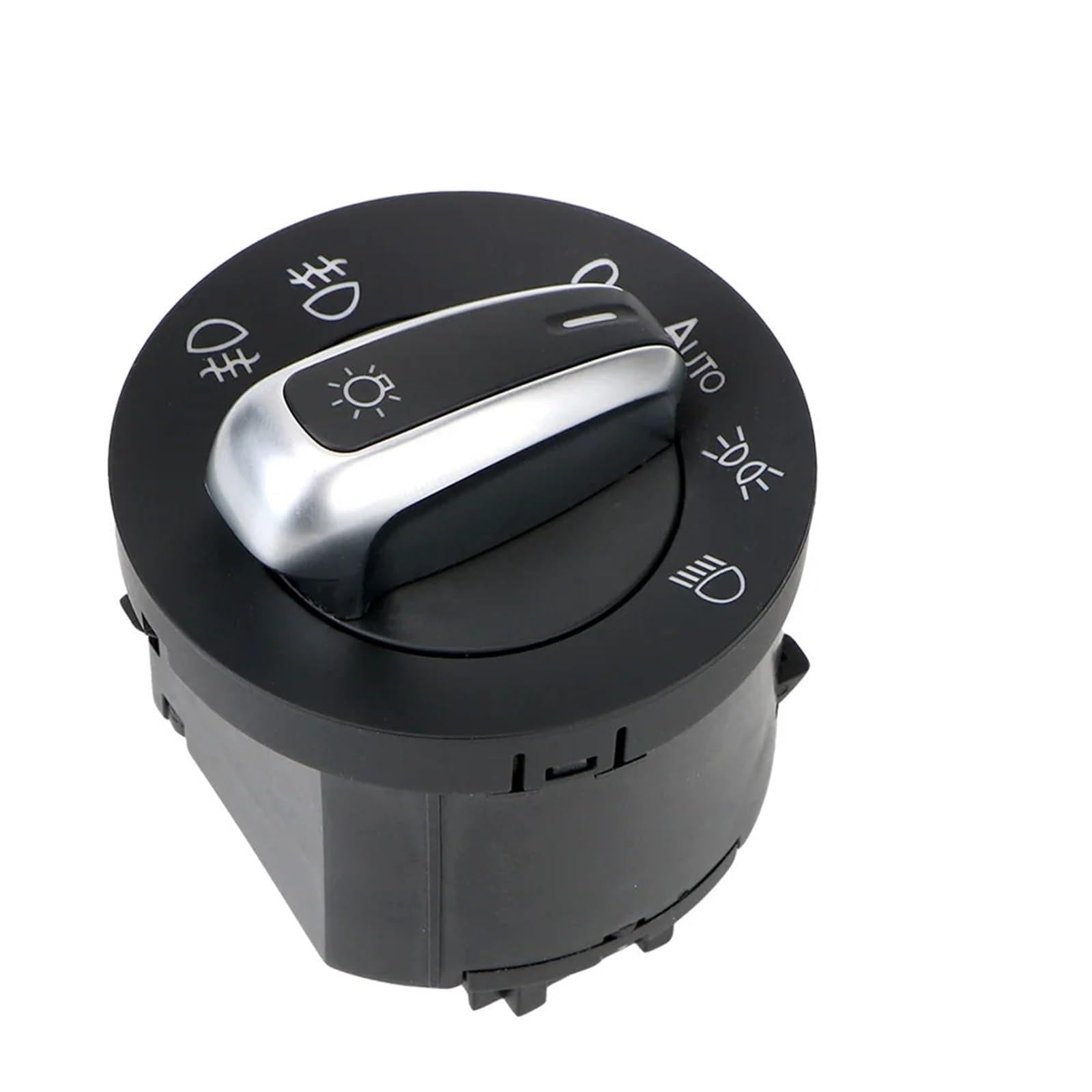 Lichtschalter Auto,Scheinwerferschalter 1 stücke Chrom Auto Scheinwerfer Schalter Nebel Kopf Licht Knopf Passend für Kaninchen 2006-2009 5ND941431B Lichtschalter Auto,Scheinwerferschalter 1 stücke Chrom Auto Scheinwerfer Schalter Nebel Kopf Licht Knopf Passend für Kaninchen 2006-2009 5ND941431B von BANGHA