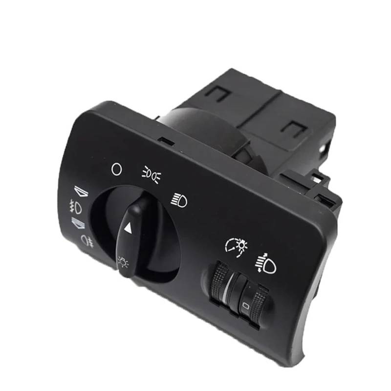 Lichtschalter Auto,Scheinwerferschalter Auto Auto Scheinwerfer Kopf Lampe Schalter Passend für Audi A6 S6 C5 Nebel Lampe Control Knob Innen Schalter von BANGHA