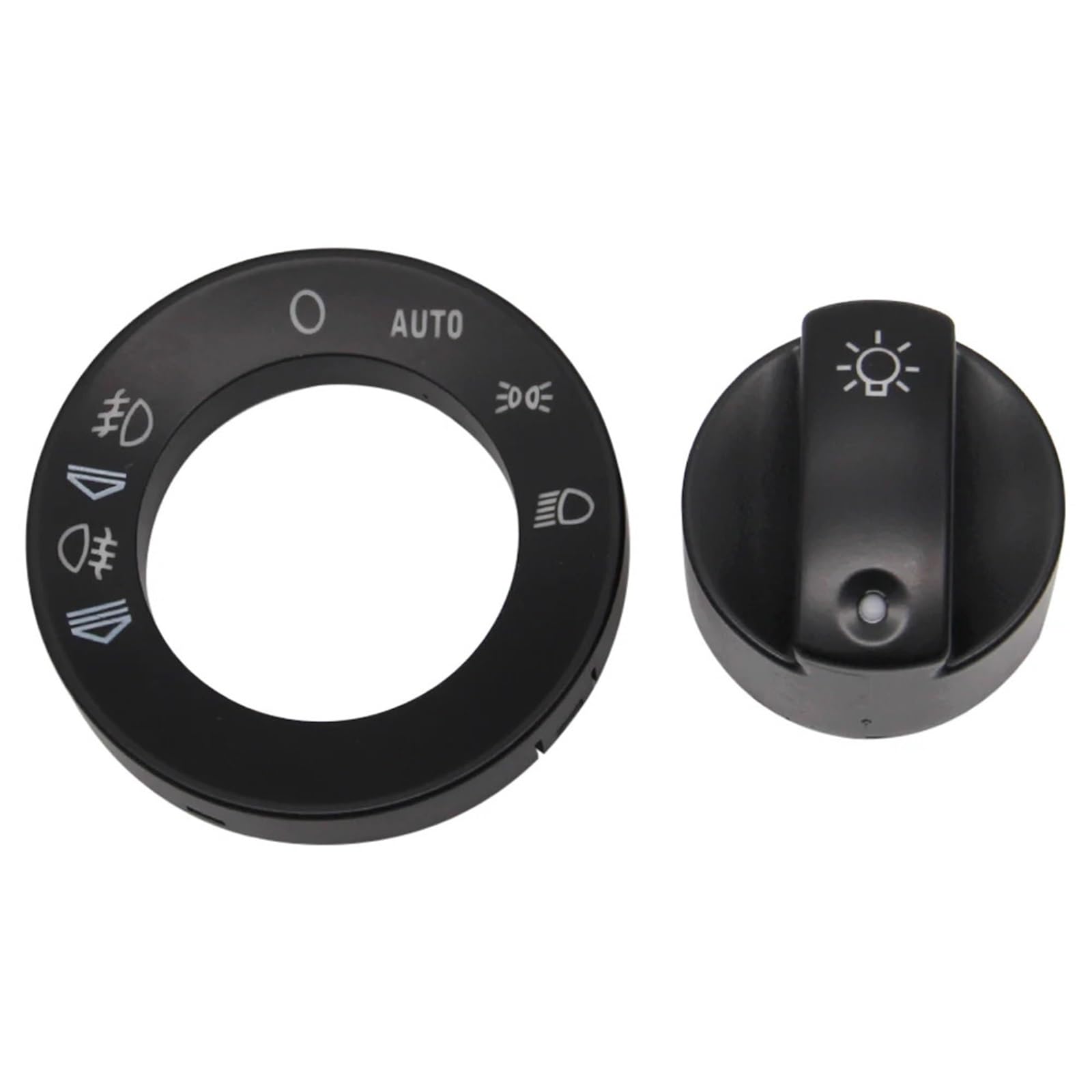 Lichtschalter Auto,Scheinwerferschalter Schalterabdeckung Passend für Audi A4 B6 2000-2004 Scheinwerfer Auto Control Schalter Nebelscheinwerfer von BANGHA