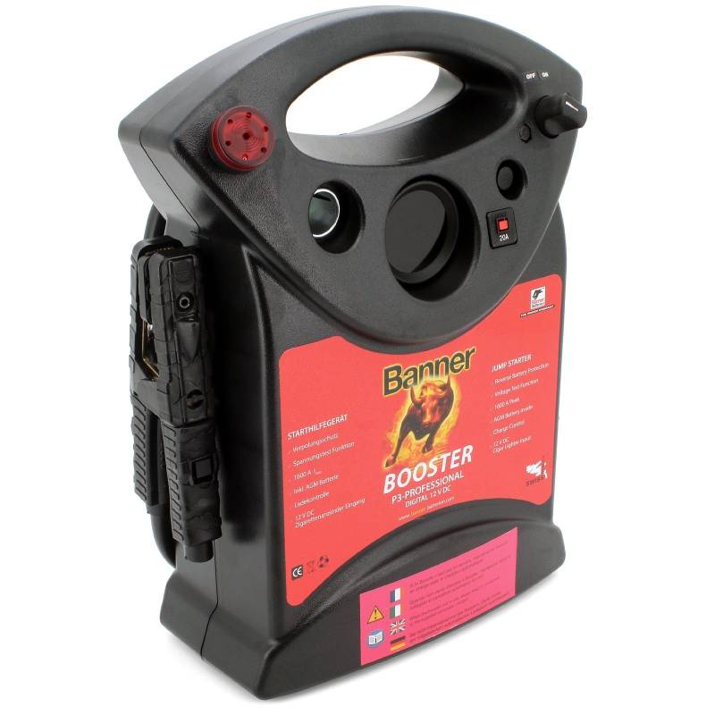 Starthilfe Booster P3-Professional 12 Volt von Banner