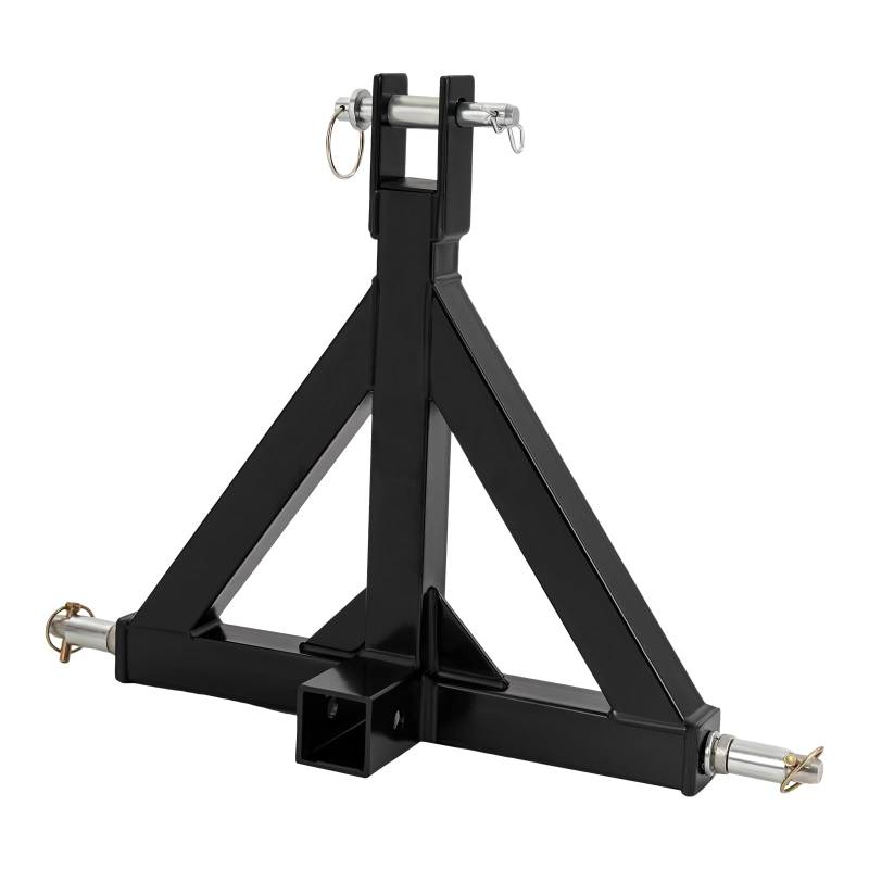 BAOCHADA Dreipunkt anhängerkupplung Adapter, 2" Traktor Schlepper Ackerschiene rasentraktor anhänger mit 3 Bolzen Anhängerkupplung, für Anhänger & Bauernhofgeräte von BAOCHADA