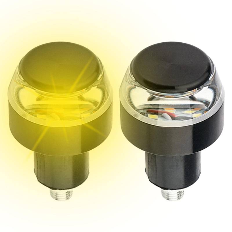 BAOK Motorrad-LED-Blinker, Motorrad-LED-Blinker, Mini-Blinker, Lenkermarkierungsleuchte, kompatibel mit Sportster von BAOK