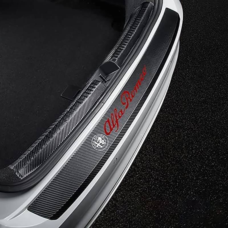 Heckstoßstangenschutz für Alfa Romeo Giuliett, Ladekantenschutz Stoßstangenschutz Auto Stoßstangenschutz Ladekantenschutz Kofferraum Auto Zubehör von BAONITOU