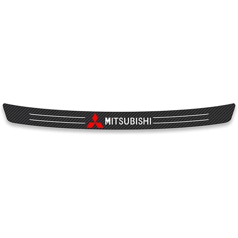 Heckstoßstangenschutz für Mitsubishi Lancer Evolution Ⅹ 2008-2014, Ladekantenschutz Stoßstangenschutz Auto Stoßstangenschutz Ladekantenschutz Kofferraum Auto Zubehör von BAONITOU