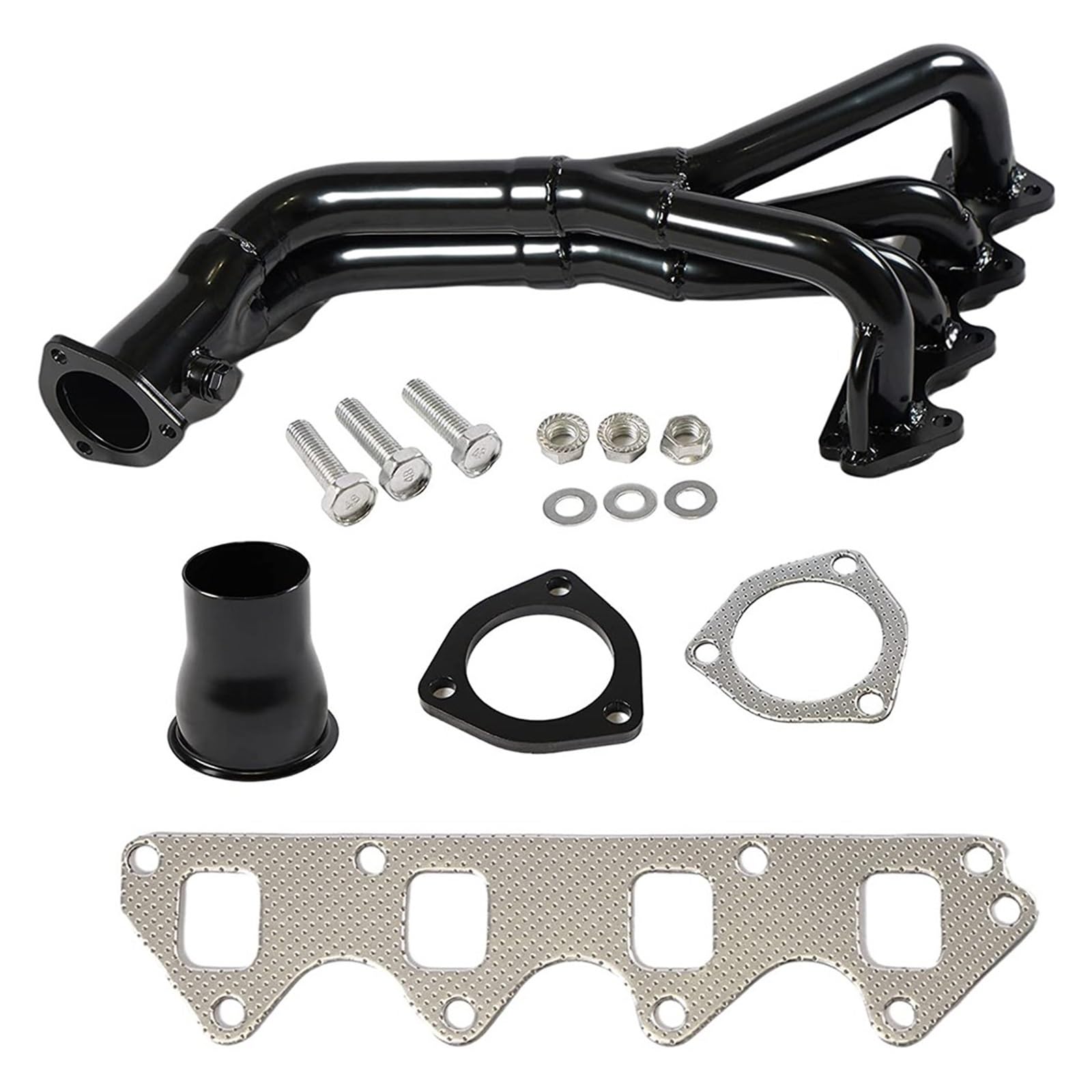 Schalldämpfer Für Suzuki Für Samurai Für Sidekick Für Geo Für Tracker 1986-1996 1,3 L/1,6 L Auspuff Header Auto Auspuffrohr Endrohr (Farbe : Schwarz) von BARASH