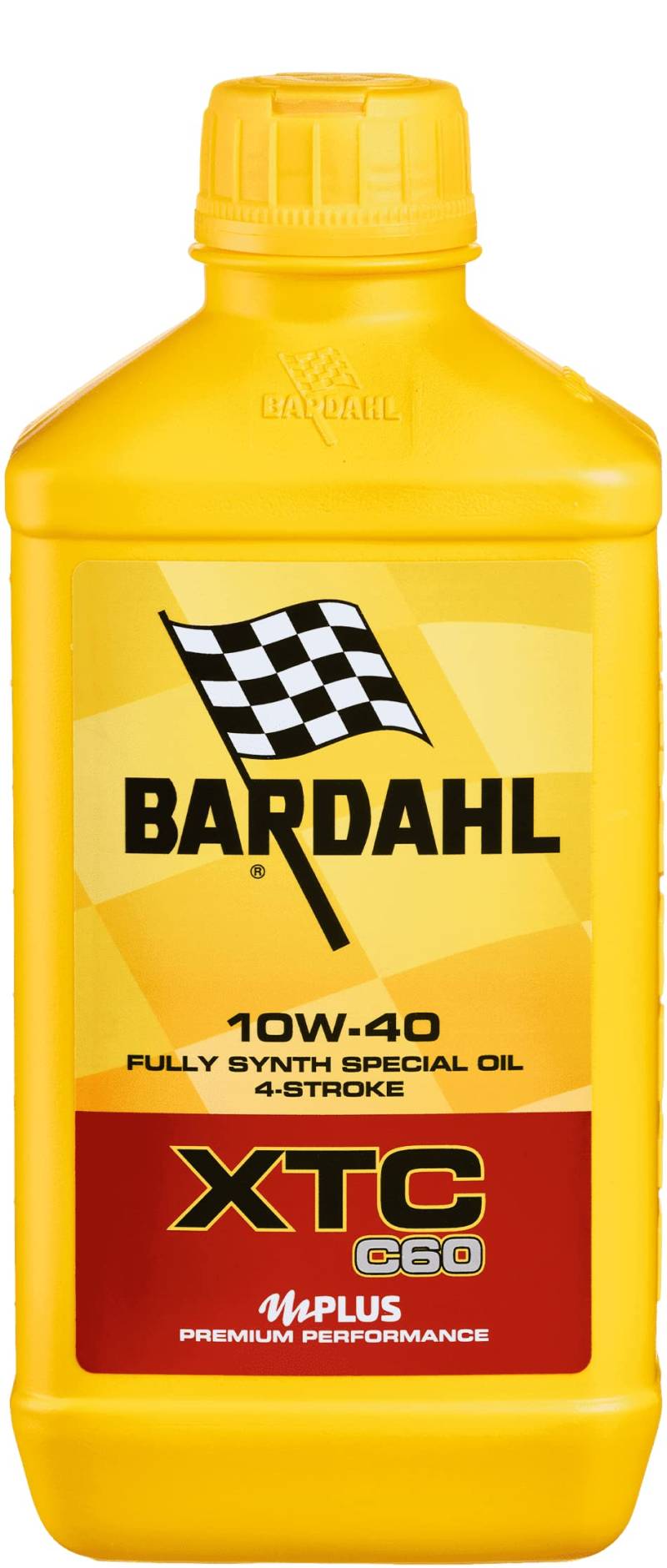 Bardahl - Motoröl XTC C60 10W-40 für 4-Takt-Motorrad, wirkt der Bildung von Ablagerungen entgegen und garantiert maximale Sauberkeit des Motors, 100 % synthetisch, 4 Liter von Bardahl