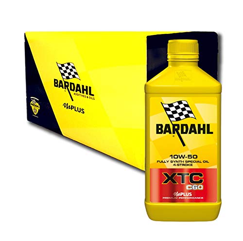 Bardahl XTC C60 10W50 Synthetisches Öl für Viertaktmotoren 4 LITRI von Bardahl